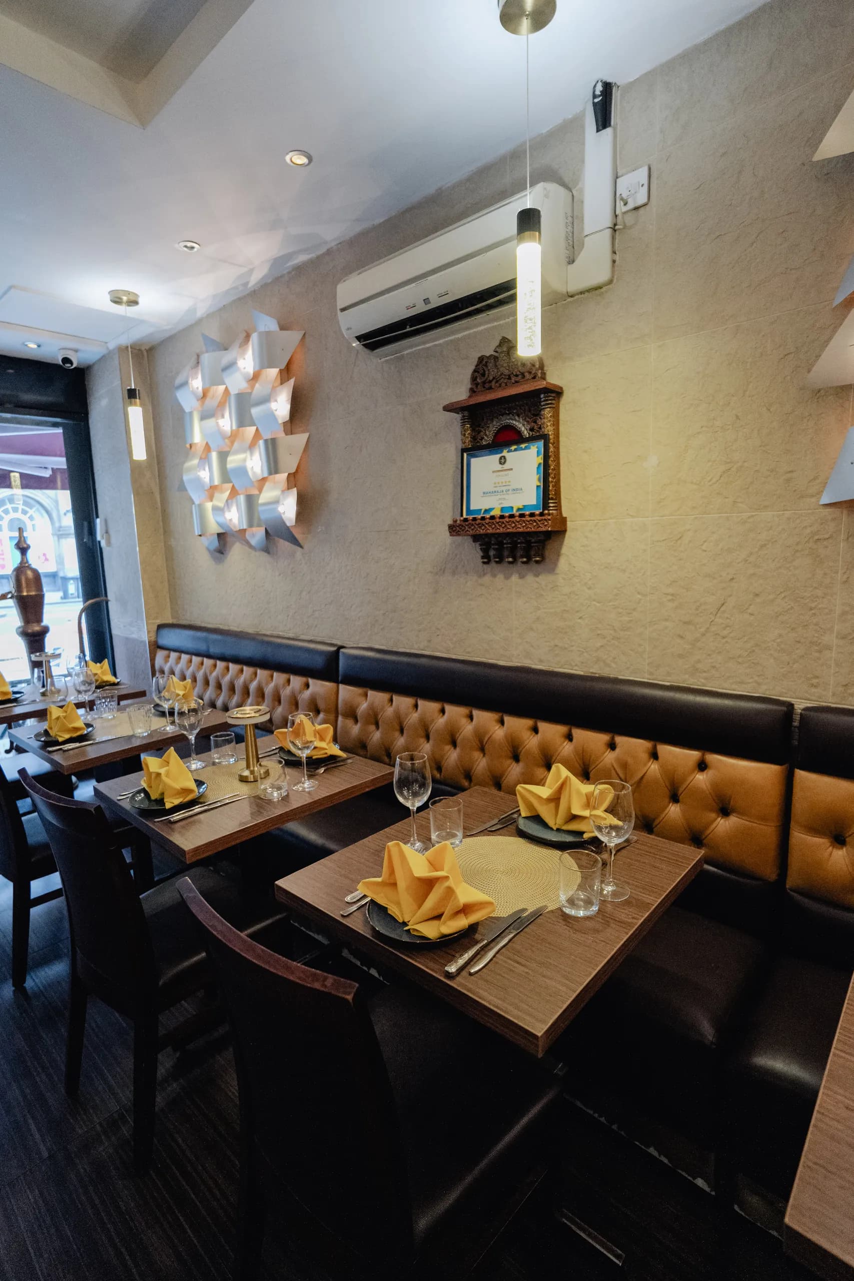 A corner of the Maharaja of India dining room
